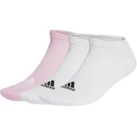 Adidas Cushioned Low-Cut Socken, 3 Pairs, White/White/True Pink, 6-7