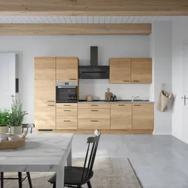 Nobilia Küchenzeile Structura II 330 cm braun