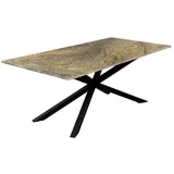 MAGNA Atelier Esstisch SPIDER aus ECHTEM MARMOR, Dining Table, nachhaltig, Naturstein, Exclusive Line, 200x100x75cm bunt 160 cm x 75 cm