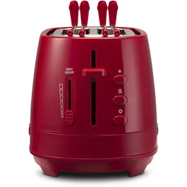 De'Longhi De Longhi CTLAP2203R Toaster 2 Scheiben 550 Watt. Rot