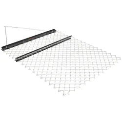 VEVOR Schleppegge, 1520x1240x57mm, Kettenegge aus Q235-Stahl, UTV-Traktoraufsätze zum Einebnen von Landschaften oder zur Rasenvorbereitung, Wiesenegge für Kiesauffahrten, Bauernhof, Feldgarten