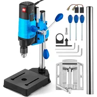Bonvoisin Mini Tischbohrmaschine 1200W, 6 Variable Geschwindigkeiten, Max. 2800RPM, Bohrerdurchmesser 35mm, für Basteln/Heimwerken/Metallbearbeitung (EU)