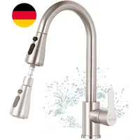 Wasserhahn Küche, Hochdruck Küchenarmatur Mit Herausziehbarer Brause Ausziehbar