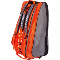 Tennistasche OLIVER - Gearbag silber-orange EINHEITSGRÖSSE