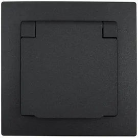 McPower Schutzkontakt-Steckdose McPower ''Flair'', 250V~/16A, UP, IP44, anthrazit