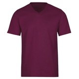 Trigema Herren V-Shirt DELUXE Baumwolle«, (1 tlg.), rot