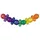 Papstar Ballongirlande 2 m 8 St. Bunt