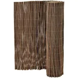 casa.pro Weidenzaun 150 x 500 cm Braun Weide