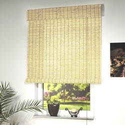 LIEDECO Holzrollo, Holz, lichtdurchlässig - beige