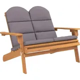 vidaXL Adirondack 126 x 51 x 90 cm Braun