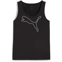 Puma Tad ESS Cat Logo Mädchen Tanktop, schwarz -