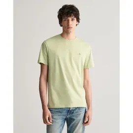 GANT T-Shirt »REG SHIELD SS T-SHIRT«, mit Logostickerei auf der Brust, grün