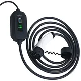 Revolt Tragbares EV-Ladekabel für E-Autos, Typ 2 auf 230 V, 3,6 kW, 5 m, IP55