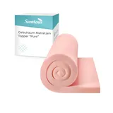 Samtena Matratzenauflage 140 x 200 cm rosa