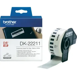 Brother Endlose Etiketten Weiß 2,9 cm x 15,24 m