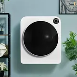 AIORBER Ablufttrockner 3kg Edelstahl, 830W, 5 Programme, Dreifachfilter, Wandmontage, leise, Überhitzungsschutz, platzsparend, Weiß