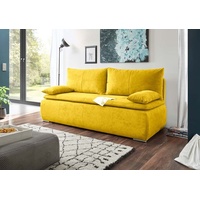 ED EXCITING DESIGN Schlafsofa, Jana Schlafsofa 208x95 cm Sofa Couch Schlafcouch Gelb (Senf)