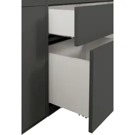 LeGer Home by Lena Gercke Sideboard »Essentials«, (2 St.), Breite: 224cm, MDF lackiert, Push-to-open-Funktion