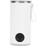 Kabelloser Reise-Wasserkocher, 400 Ml Edelstahl-Reise-Warmwasserboiler, 6000 MAh Wiederaufladbarer Tragbarer USB-Wasserkocher mit 4 Temperatureinstellungen für Kaffee, Milch, Tee