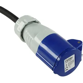 ChiliTec CEE Adapter Kabel 35 cm Schwarz