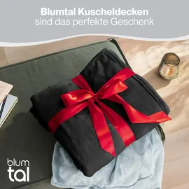 Blumtal Kuscheldecke 270 x 230 cm Anthrazit