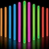 Glow Fever Knicklichter Party Set - 25 cm Party Leuchtstäbchen für draußen, Glow-in-The-Dark Party, Neon-Party & mehr Glow Sticks von Party Dragon - Gemischt, 50 Stück