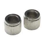 Alligator Überwurfmutter für Auto-Ventil 2 Stück schwarz