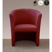 Home Affaire Cocktailsessel »Tabby«, (1 St.), Antifleck-Beschichtung rot