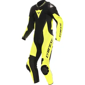 Dainese Demon Sprint Lederkombi 1tlg. - Schwarz/Neon-Gelb - 54