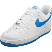 Nike Air Force 1 07 Herren White Blue Sneaker Mode - 43 EU