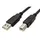 ROLINE GREEN USB 2.0 Kabel, Typ A-B, Schwarz 0,8 m