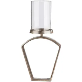 Gilde Windlicht Nostro Aluminium Beige