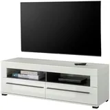 furn.design Tv-Lowboard, weiß Hochglanz 140 x 47 cm Design-D