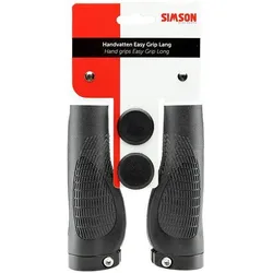 Simson Easy Grip Lange Lenkergriffe - Komfort und Sicherheit SCHWARZ ONE SIZE