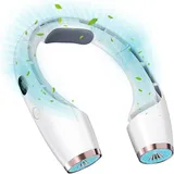 Tragbarer Nackenventilator, 720° Kühlung, 6000 Mah, 18 Stunden, 3-gang-led-akkuanzeige, Extrem Leise, Wiederaufladbarer Persönlicher Ventilator Für Büro/reisen/im Freien