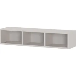 Wandregal GERMANIA "GW-Alkmaar", braun (kaschmir), B:19cm H:90cm T:25cm, Spanplatte, Regale, vielseitig einsetzbar