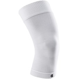 Bauerfeind Unisex-Adult Sports Compression Knee Support Kniebandage, Weiß, XL