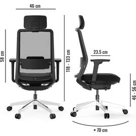 Yaasa Chair Pro Schwarz