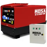 MOSA GE SX-9000 KDM - Diesel-Stromerzeuger leise 8.3 kW - Dauerleistung 7.5 kW 230V + ATS - Kohler Motor KDW702