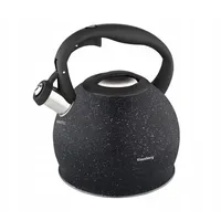 Klausberg Flötenkessel Wasserkessel 3.0L Wasserkocher Schwarz