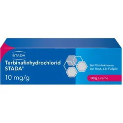 Terbinafinhydrochlorid STADA 10mg/g Creme bei Hautpilzerkrankungen 30 g