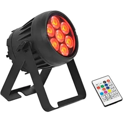 EUROLITE AKKU IP PAR 7 QCL CRMX MK2 - IP65-Akku-Scheinwerfer mit RGBW-LEDs