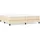 vidaXL Boxspringbettgestell Creme 200x200 cm Stoff