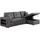 habitat garten Eckcouch Grau 3-Sitzer