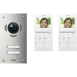 Elcom Video-Türsprechanlage Esta Set VSZ-2EM UP 2WE 1087628
