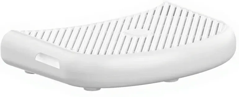 Catlink intelligente Katzenstreu-Matte, weiß, fängt Streu auf, die durch die Krallen der Katze abgekratzt wird, mit Aufbewahrung für Streu-Beutel, Schaufel und anderem Zubehör, 543 mm (L) x 402 mm (B) x 106 mm (H)