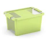 KIS Aufbewahrungsbox 'BI Box S' hellgrün / transparent 11 l 36,5 x 26 x 19 cm