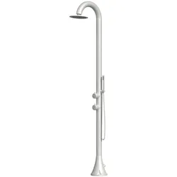 Sined Edelstahl Dusche Luna d Bianca Edelstahl 316l Luna Dusche Mit Handbrauseschlauch Weiß