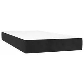 vidaXL Boxspringbett 100 x 200 cm Schwarz