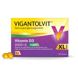 Vigantolvit 2000 I.e. Vitamin D3 vegan Weichkaps. 120 St